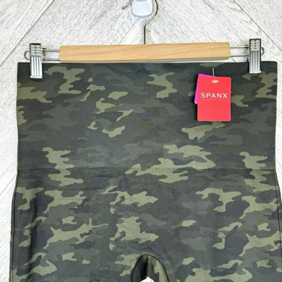 Spanx Leggings Look At Me Now Womens Plus Size 2X Camouflage Camo Green New NWT - Picture 2 of 7